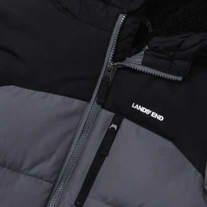 Boys Water Resistant Sherpa Lined Coat