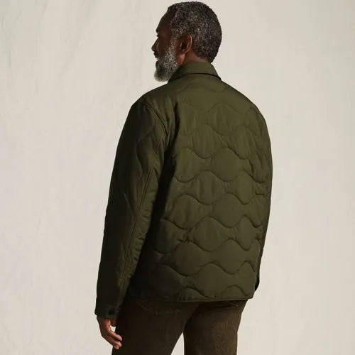 Men's Quilted Insulated Shirt Jacket