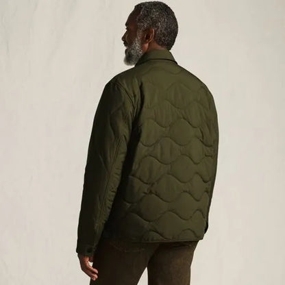 Men's Quilted Insulated Shirt Jacket