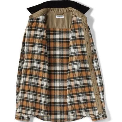 Men's Authentic Flannel Shirt with Corduroy Collar