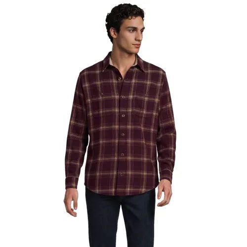 Men's Long Sleeve Authentic Flannel Shirt