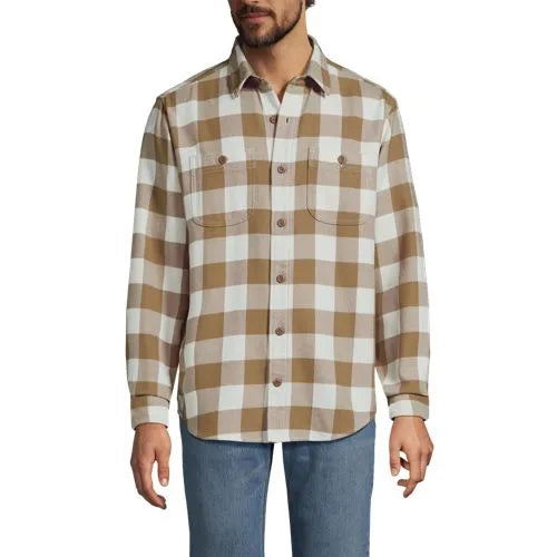 Men's Long Sleeve Authentic Flannel Shirt