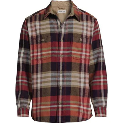 Men's Long Sleeve Authentic Flannel Shirt