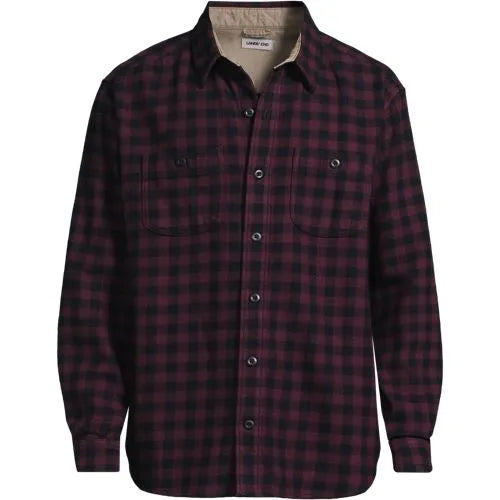 Men's Long Sleeve Authentic Flannel Shirt