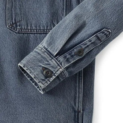 Men's Denim Utility Shirt Jacket