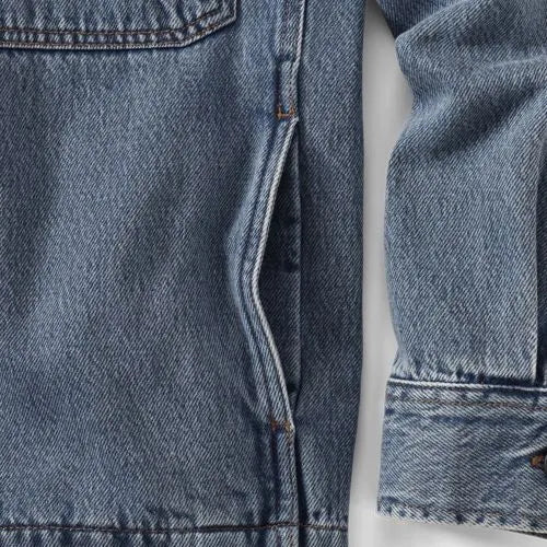 Men's Denim Utility Shirt Jacket