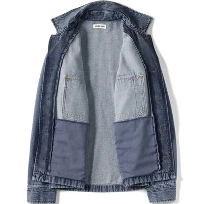 Men's Denim Utility Shirt Jacket