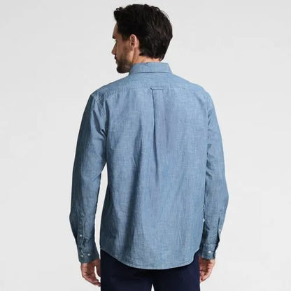 Men's Long Sleeve Chambray Shirt