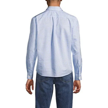 Men's Long Sleeve Poplin Shirt