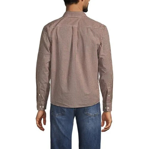 Men's Long Sleeve Poplin Shirt