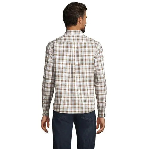 Men's Long Sleeve Poplin Shirt