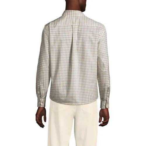 Men's Long Sleeve Poplin Shirt