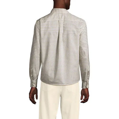 Men's Long Sleeve Poplin Shirt