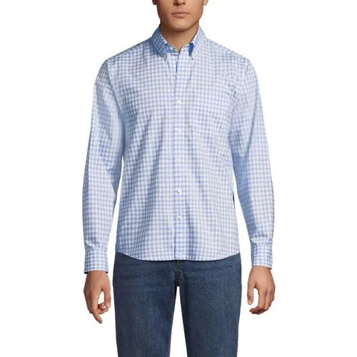 Men's Long Sleeve Poplin Shirt