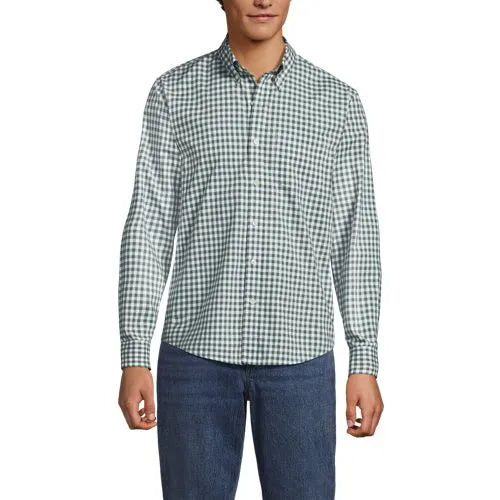 Men's Long Sleeve Poplin Shirt