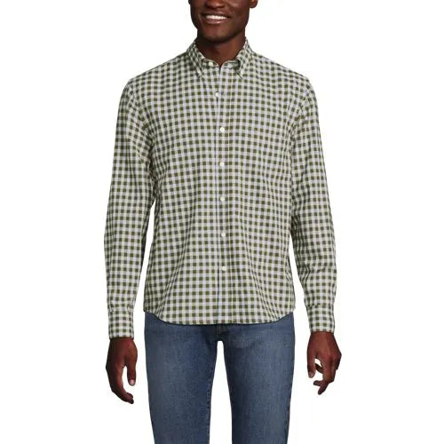Men's Long Sleeve Poplin Shirt