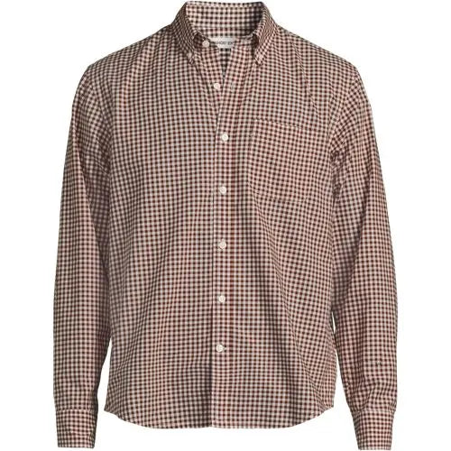 Men's Long Sleeve Poplin Shirt
