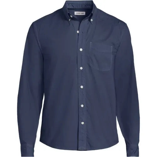 Men's Long Sleeve Poplin Shirt