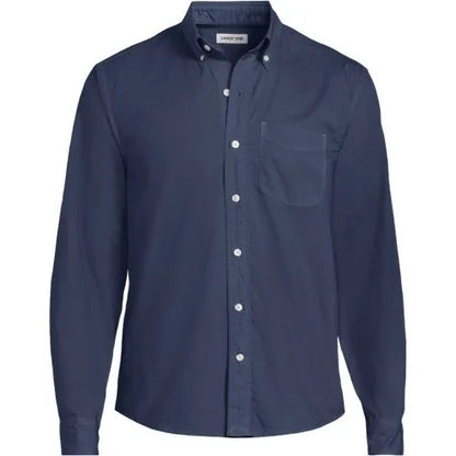 Men's Long Sleeve Poplin Shirt