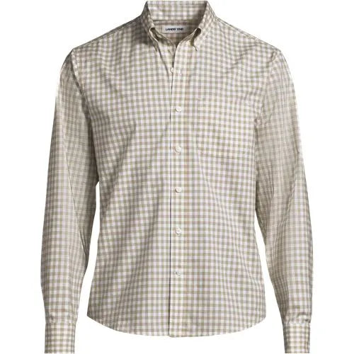 Men's Long Sleeve Poplin Shirt