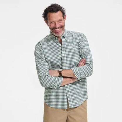 Men's Long Sleeve Poplin Shirt