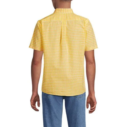 Men's Short Sleeve Poplin Shirt