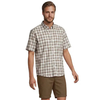 Men's Short Sleeve Poplin Shirt