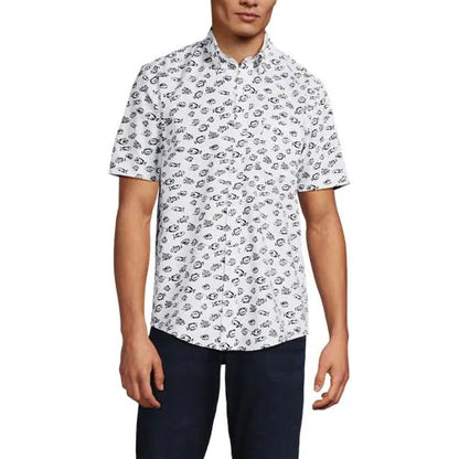 Men's Short Sleeve Poplin Shirt