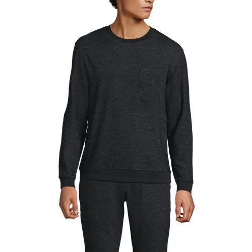 Men's Long Sleeve Brush Back Crew
