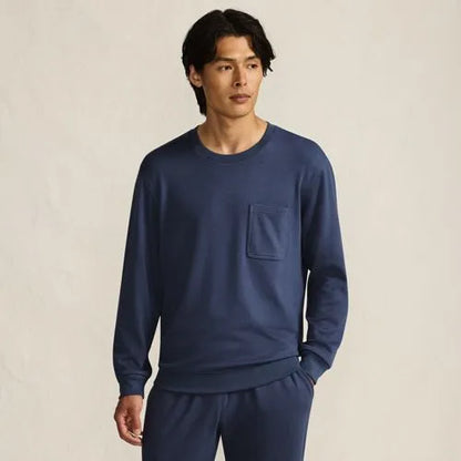 Men's Long Sleeve Brush Back Crew