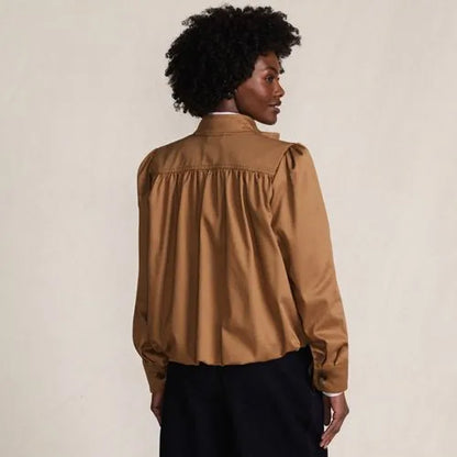 Women's Drapey Twill Bubble Hem Jacket