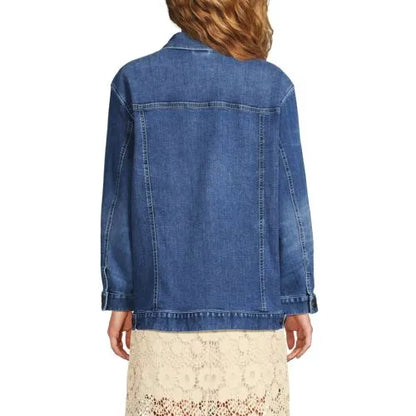 Women's Oversized Denim Trucker Jacket