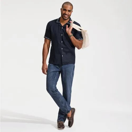 Men's Stretch Comfort Waist Athletic Fit Jean