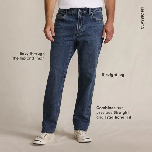 Men's Stretch Easy Classic Fit Jean