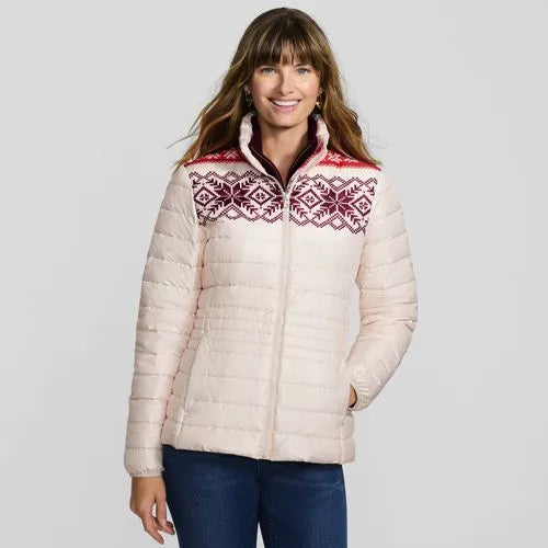 Women's Wanderweight Packable Print Down Jacket