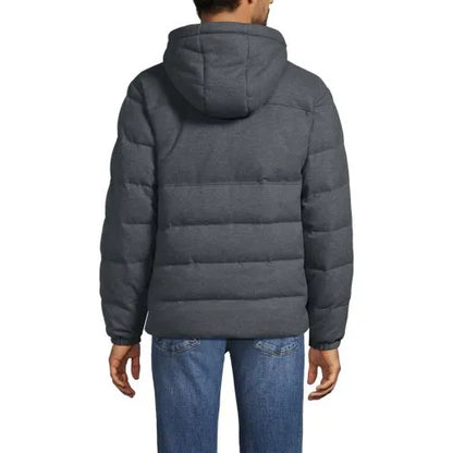 Men's Brushed Heritage Max 600 Down Puffer Hooded Jacket