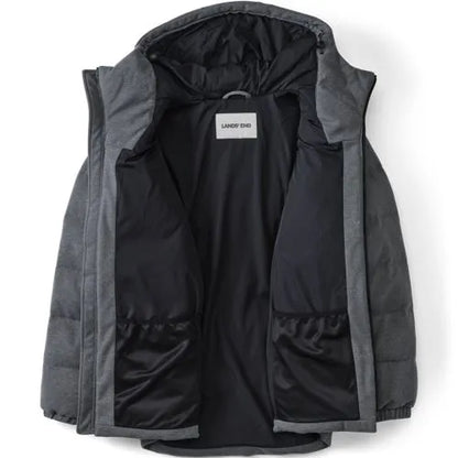 Men's Brushed Heritage Max 600 Down Puffer Hooded Jacket