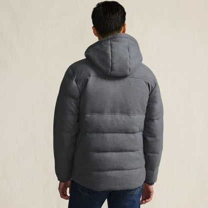 Men's Brushed Heritage Max 600 Down Puffer Hooded Jacket