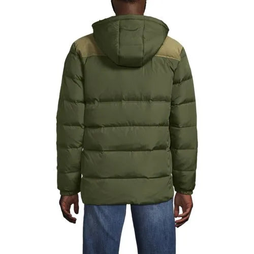 Men's Corduroy Max 600 Down Puffer Hooded Jacket