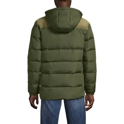 Men's Corduroy Max 600 Down Puffer Hooded Jacket