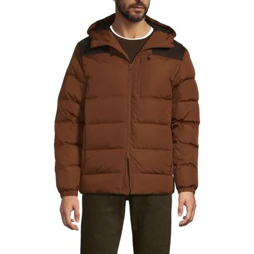 Men's Corduroy Max 600 Down Puffer Hooded Jacket