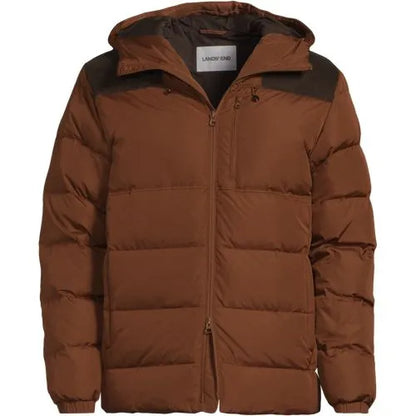 Men's Corduroy Max 600 Down Puffer Hooded Jacket