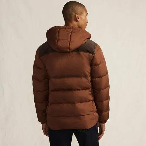 Men's Corduroy Max 600 Down Puffer Hooded Jacket