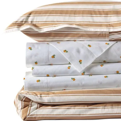 300 Thread Count Cotton Smooth Percale Duvet Bed Cover