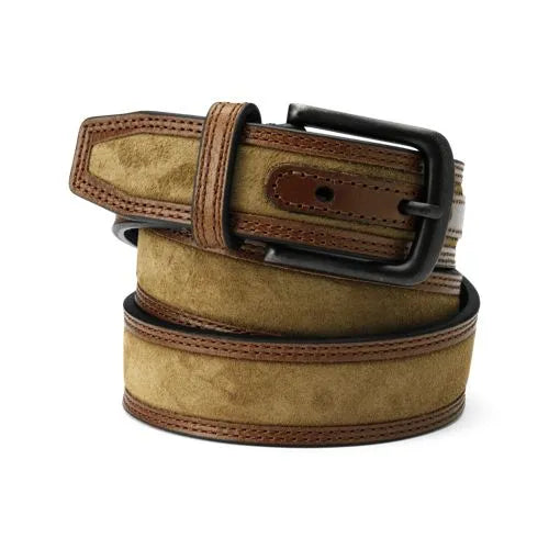 Men's Rugged Leather Belt