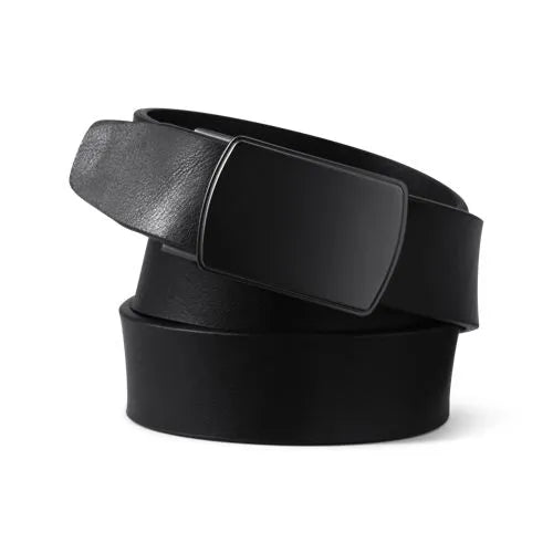 Men's Leather Adjustable Slide Belt