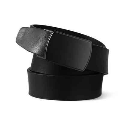Men's Leather Adjustable Slide Belt