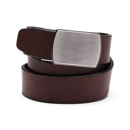Men's Leather Adjustable Slide Belt