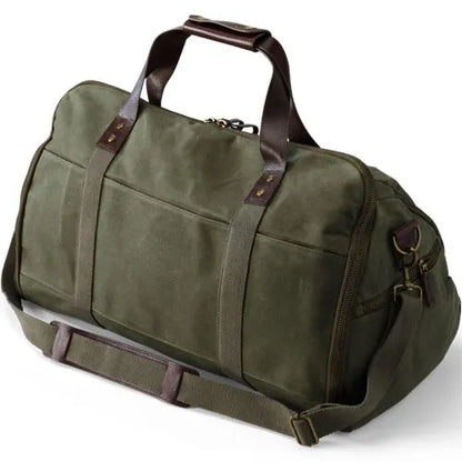 Waxed Canvas Convertible Garment Duffle