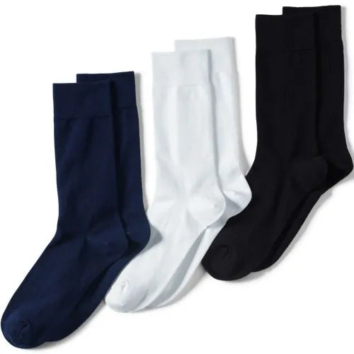 Men's Cotton Crew Socks 3 Pack
